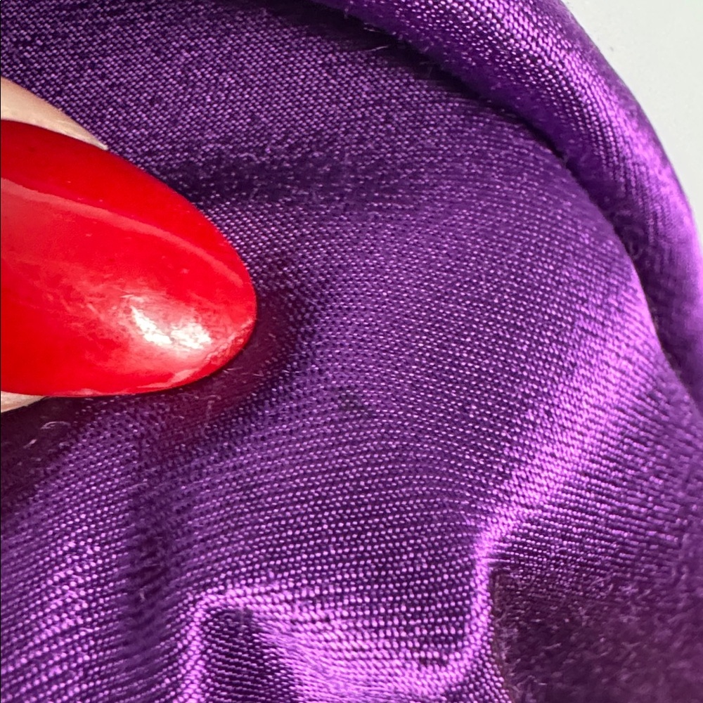 NWT Meshki Tyler Strapless Satin Midi Dress Purple Grape‎ Size Small - Picture 8 of 10